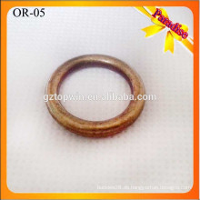 OR05 Metallbeschläge für Ledertaschen, Metall O Ring, Handtasche Hardware Dekoration